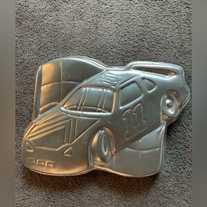 RACE CAR CAKE PAN. #11. Vintage Wilton. Good used condition.